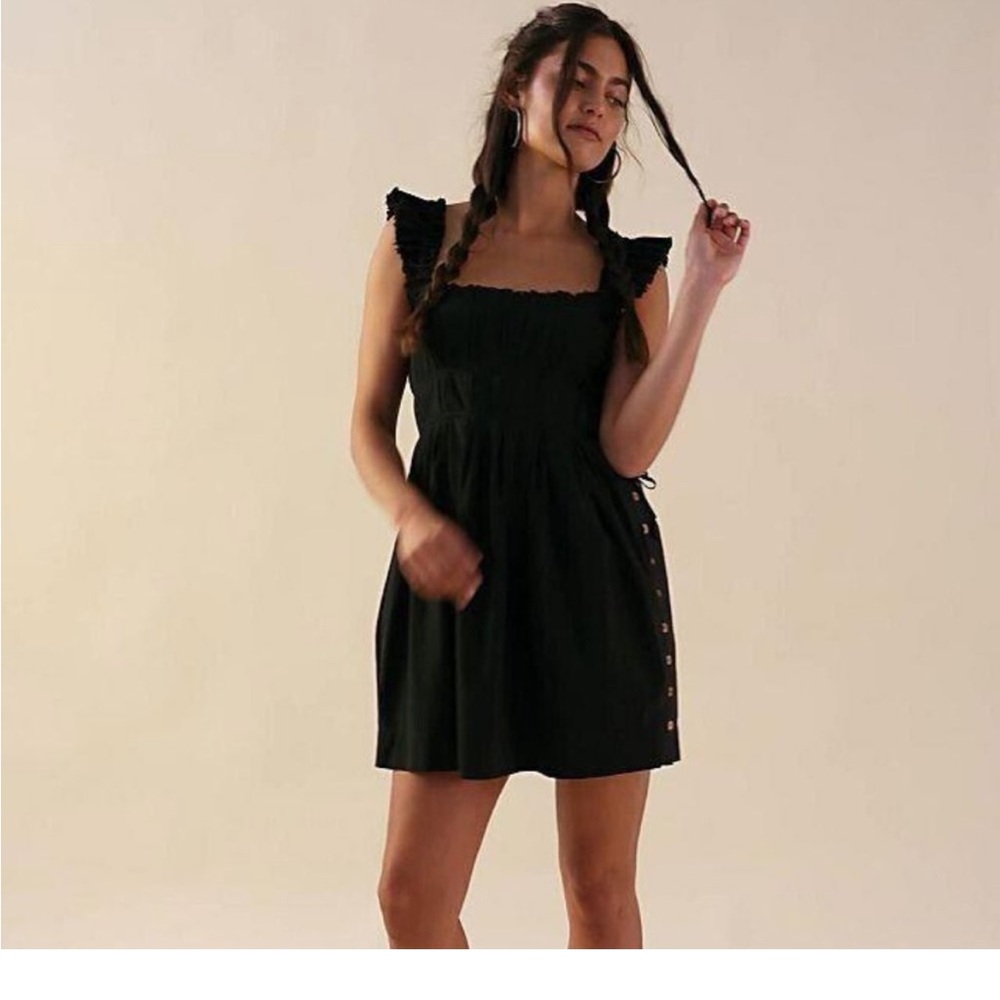 Free people ruffle strap dress